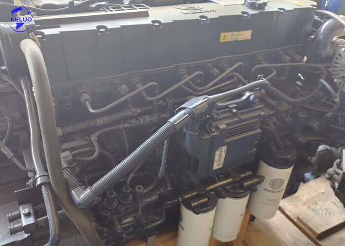 340HP 6 Silindirli İnşaat Makinesi Dizel Motor Grubu WP7.340E53 ağır hizmet kamyonu, beton mikseri, tekerlekli yükleyici için