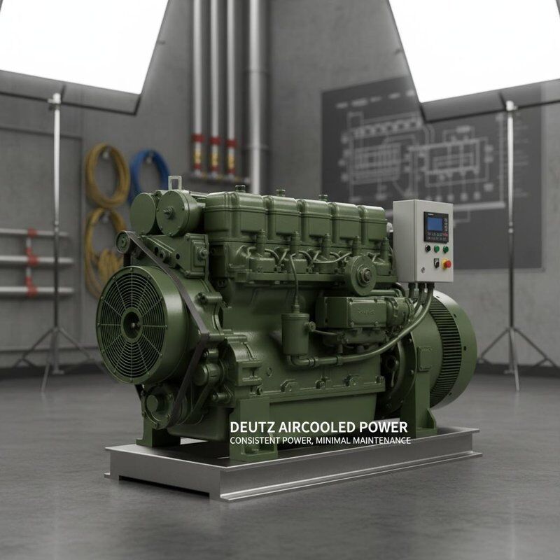 Minimum bakım gereksinimleri ile tutarlı bir güç çıkışı sağlamak için tasarlanmış hava soğutmalı Deutz Motor Power ürünleri