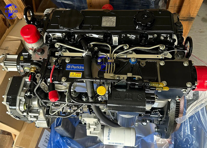 Forklift ve traktörler için 4 silindirli, 83kW Perkins 1104D-44TA Endüstriyel Dizel Motoru